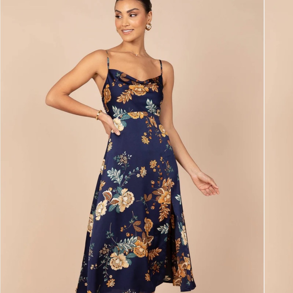 Petal & Pup Floral Cowl Neck Dress